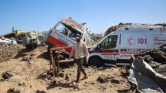 حرب الإبادة الإسرائيلية تطال طواقم الإسعاف في قطاع غزة- جيتي